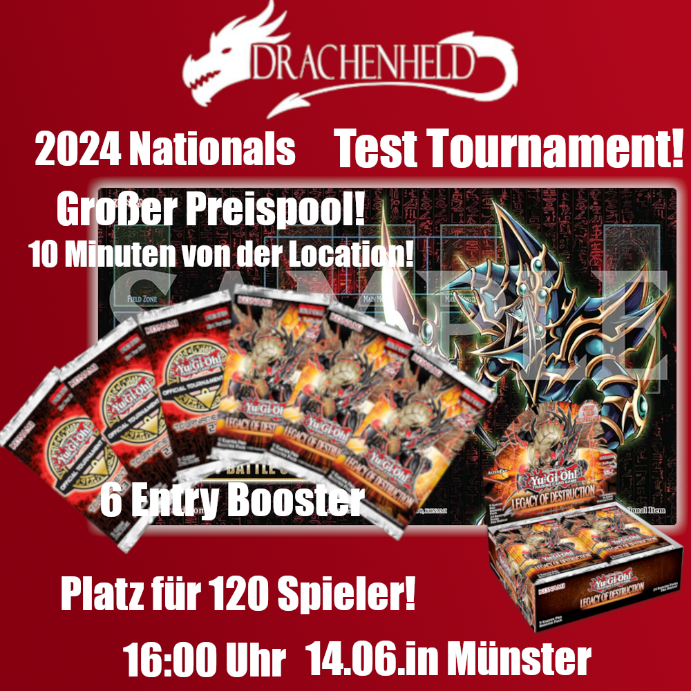 YuGiOh! Nationals Test Tournament 14.06.2024 Drachenheld